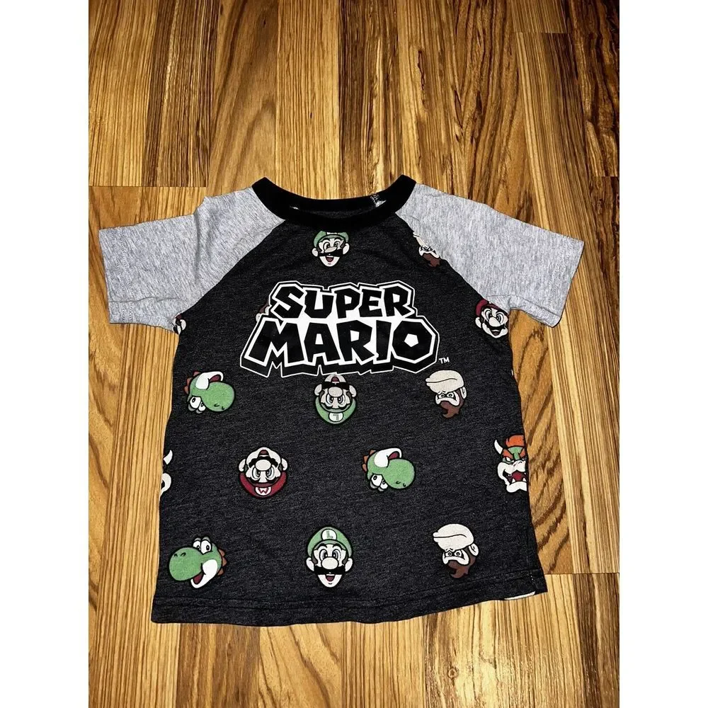 Carter's Fortnite Minecraft Jumping Beans Super Mario Boys Shirts Sz‎ 4 Lot of 4
